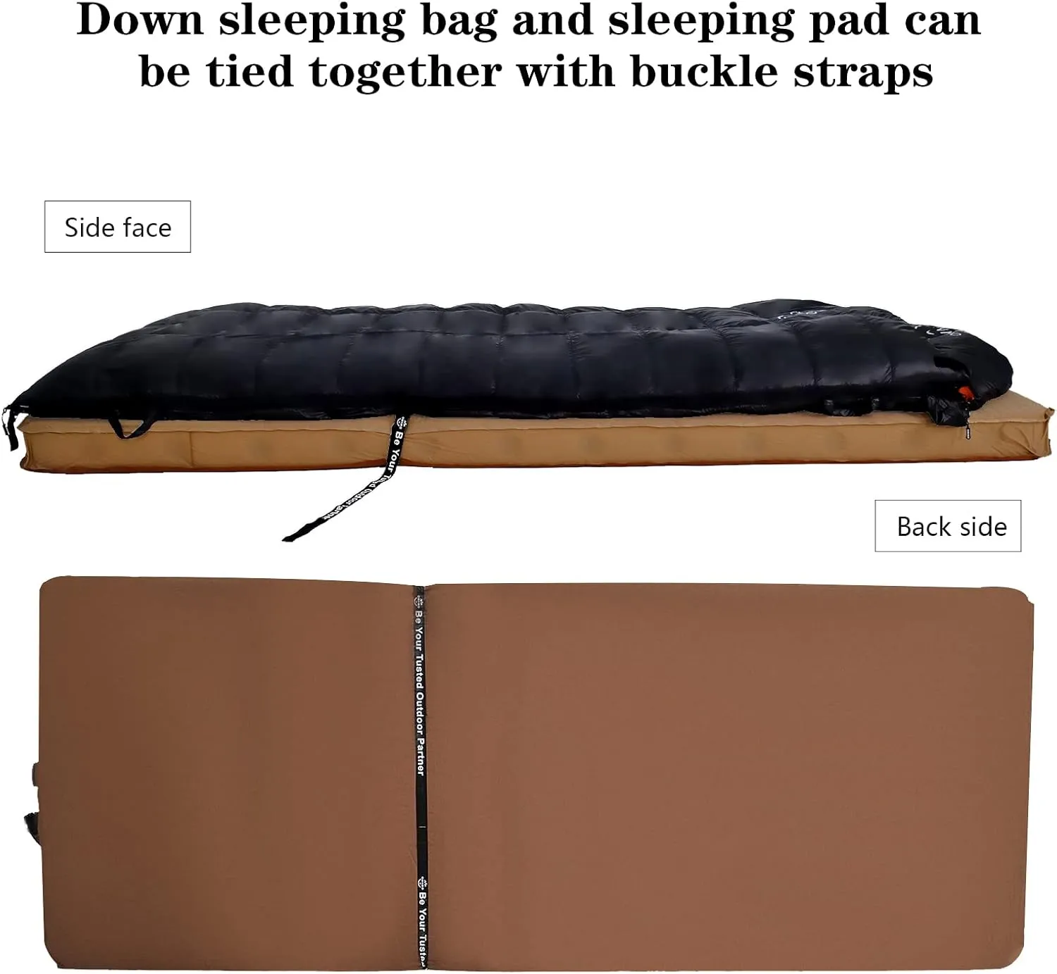 15°F 10°F Duck Down Sleeping Bag for Adults,650 Fill Power,Ultralight Wearable 4 Season Cold Weather Rectangle Sleeping Bag for Camping Hiking,Can be Used as a Down Blanket or Cloak