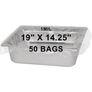 19X14.25 inches Pan Liners Poly Nylon 1 Mil Half Bun Pan Sheet PN