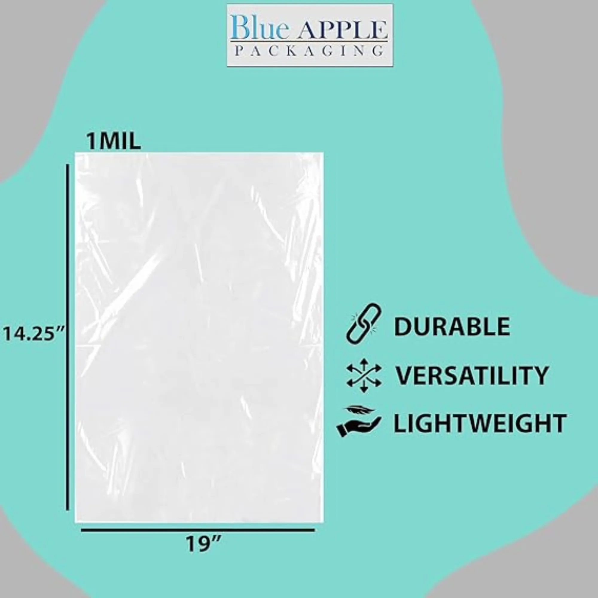 19X14.25 inches Pan Liners Poly Nylon 1 Mil Half Bun Pan Sheet PN
