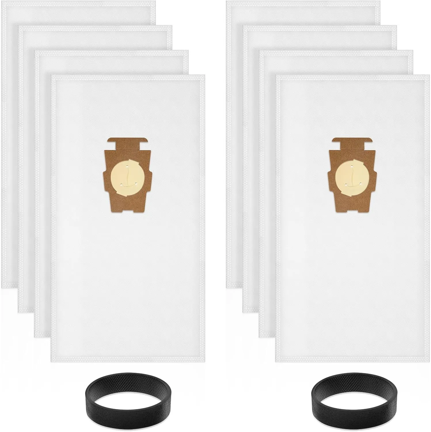 204814 Micron Magic HEPA Filter Plus Vacuum Bags 205811 204811 Compatible with Kirby Sentria, Sentria II, Avalir I, Avalir II, G3, G4, G5, G6, Diamond Edition, Generation 3 Vacuum (8 Bags   2 Belts)