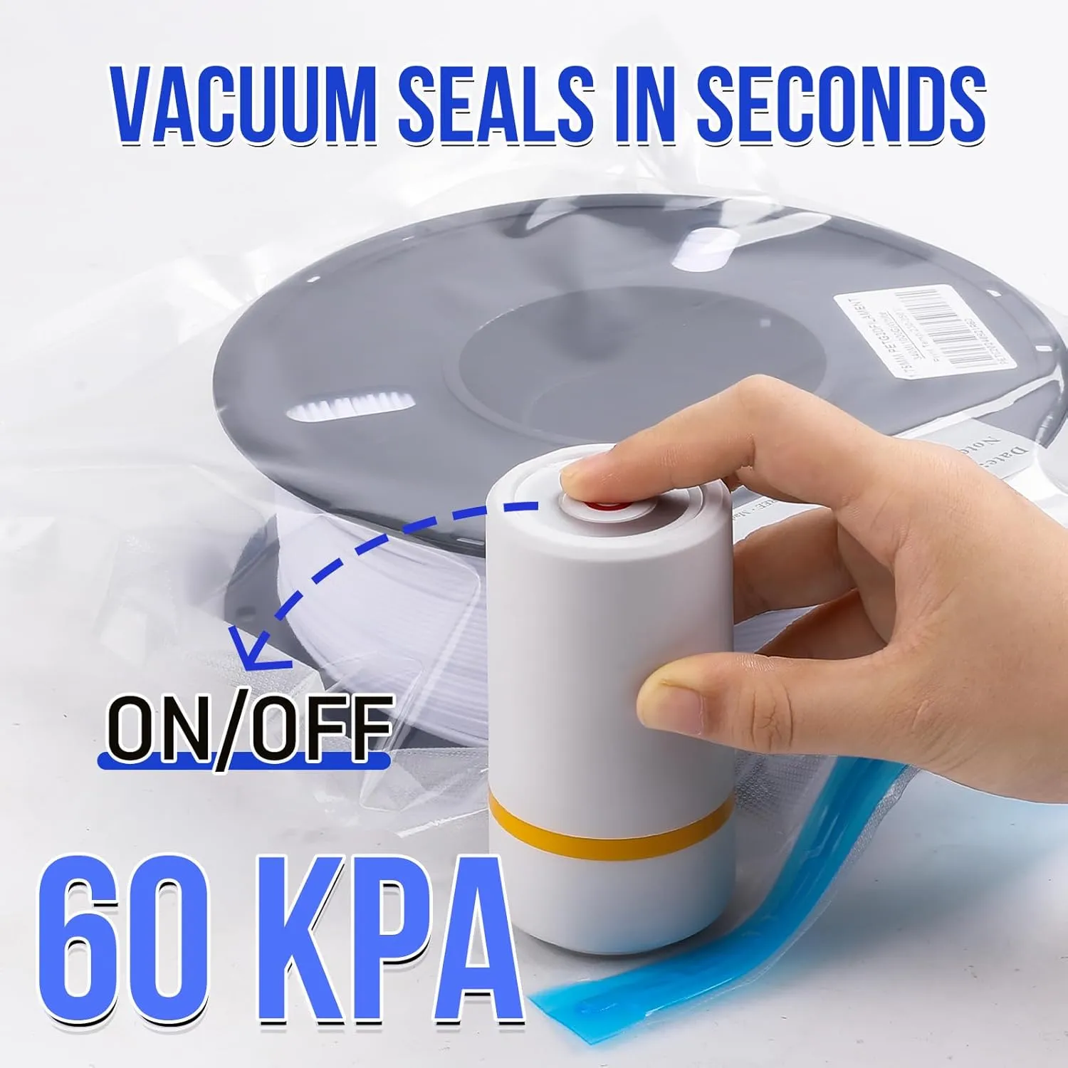 30 PCS Filament Storage Bags with Electric Auto Pump Kit-Includes 30 Vacuum Storage Bags, 30 Desiccants, 5 Sealed Clips, Perfect for Keep Filament Dry (13.4x11.8 inch)