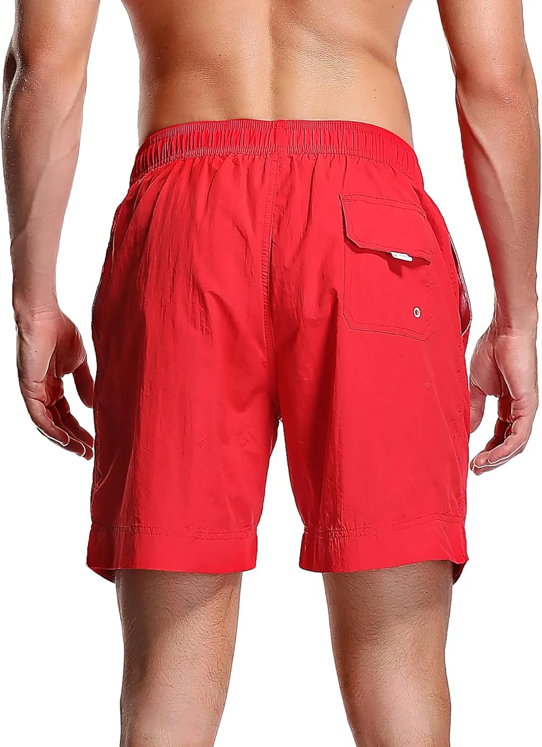 Adoretex Men's Guard Quick Dry Mesh Lining Pockets Swim Trunks Water Shorts Swimsuit