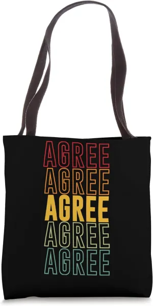 Agree Rainbow Tote Bag