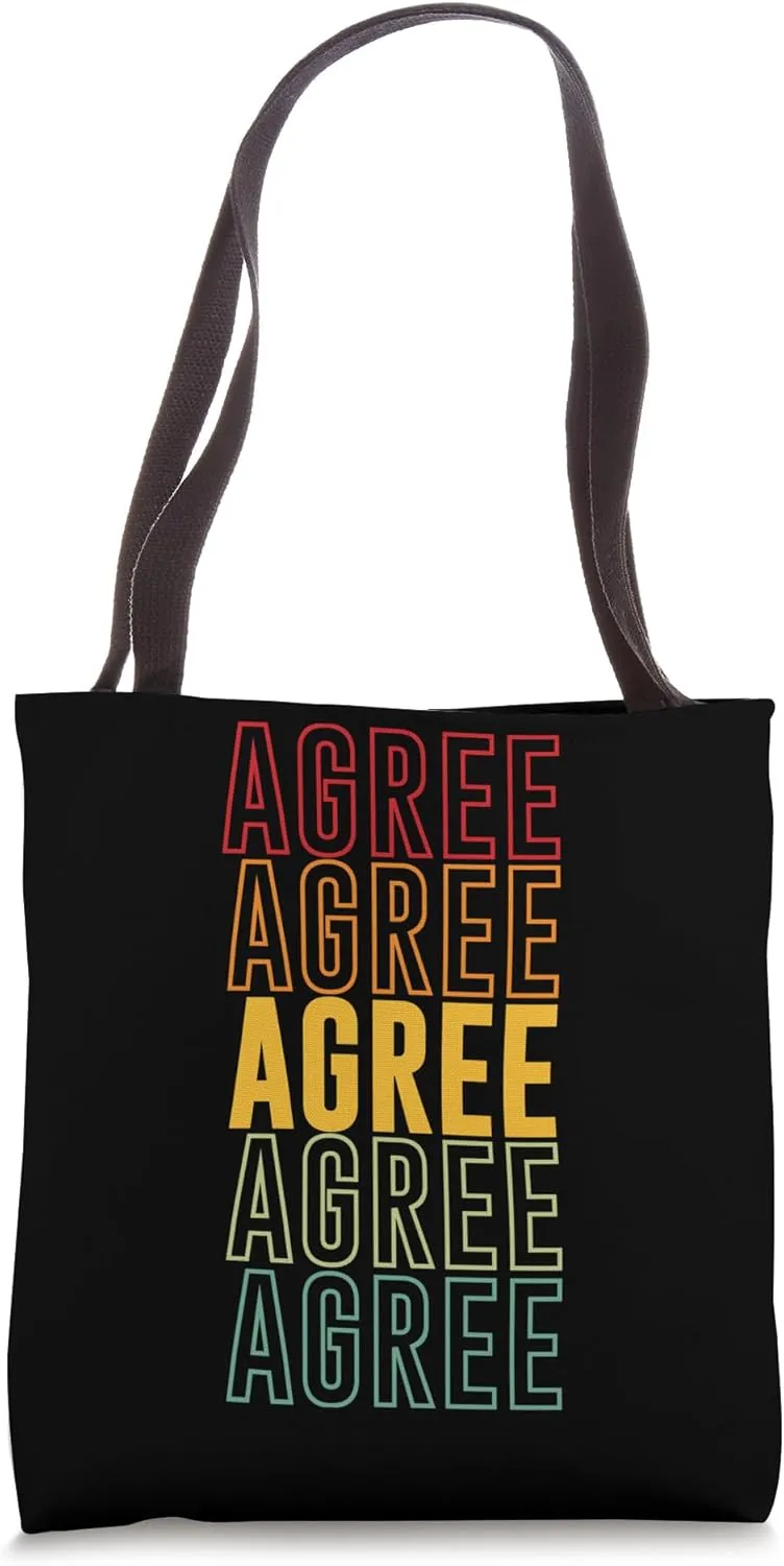 Agree Rainbow Tote Bag