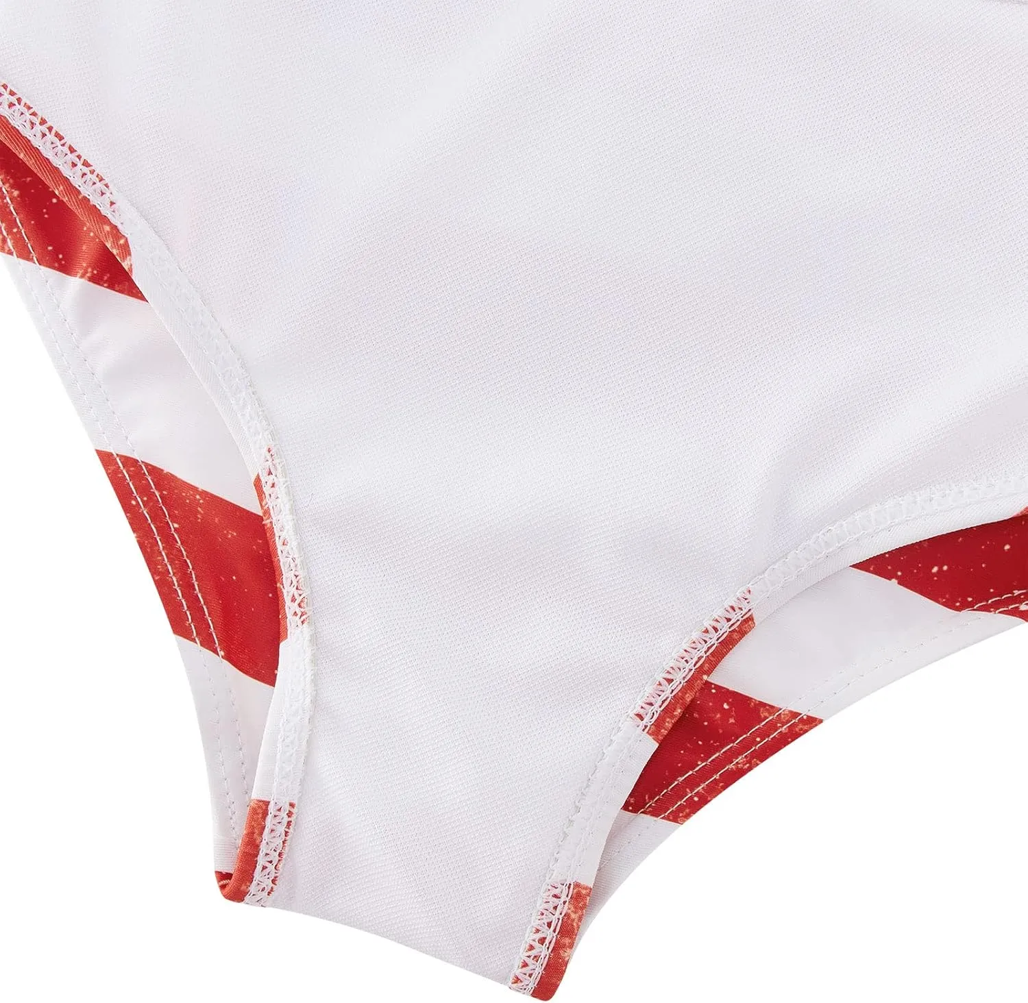 AIDEAONE Girls 3 Piece Bikini Swimsuit Set Cute Bathing Suit with Quick Dry Swimwear with Coverups 5-12T