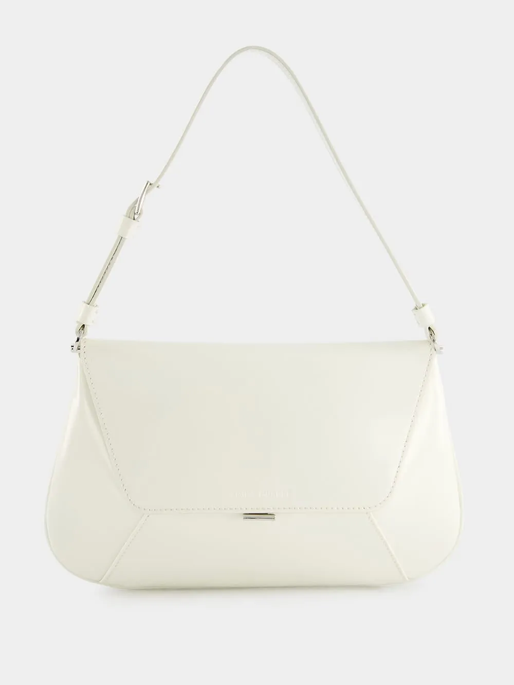 Almond Calf Ami Shoulder Bag
