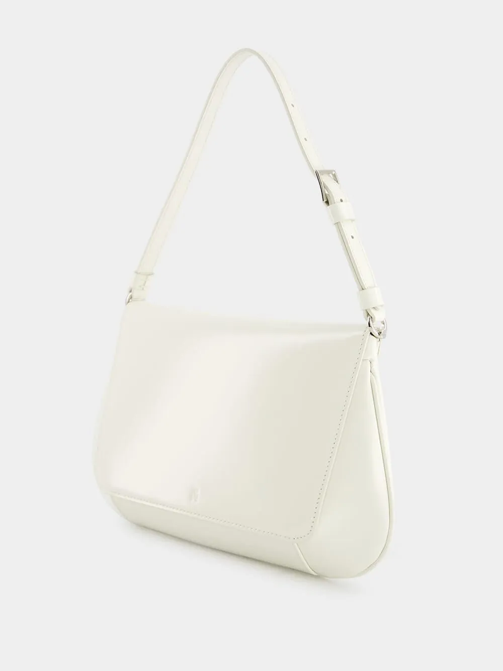 Almond Calf Ami Shoulder Bag