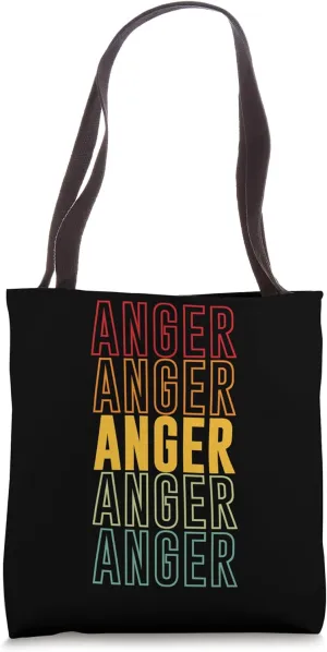 Anger Rainbow Tote Bag