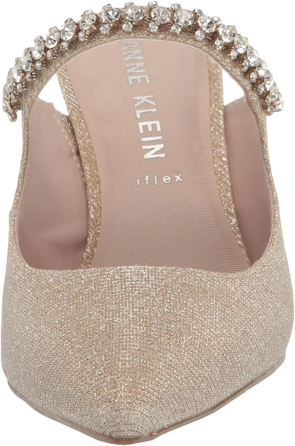 Anne Klein Womens Remi Embellished Slip-On Pumps