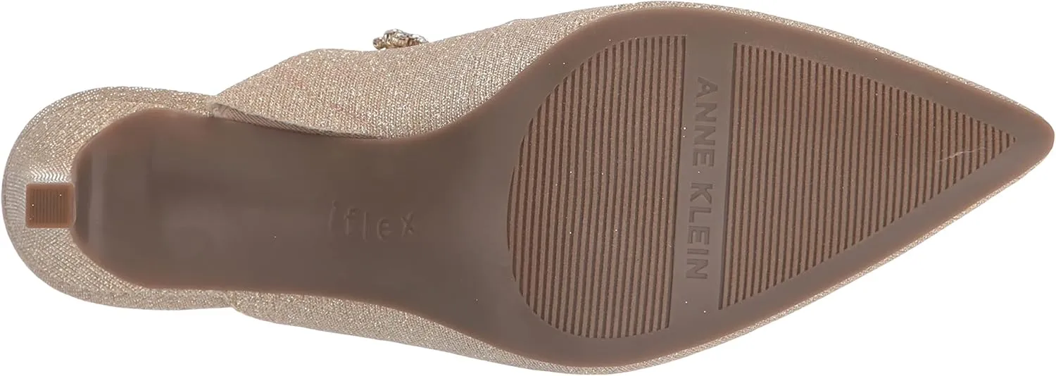 Anne Klein Womens Remi Embellished Slip-On Pumps