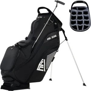 ASK ECHO 2025 Golf ST-14 Hybrid Stand Bag with 14 Way Full Length Dividers & Quick Putter Clip