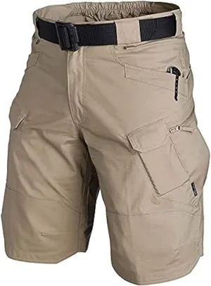 AUTIWITUA Men's Waterproof Tactical Shorts Outdoor Cargo Shorts, Lightweight Quick Dry Breathable Hiking Fishing Cargo Shorts
