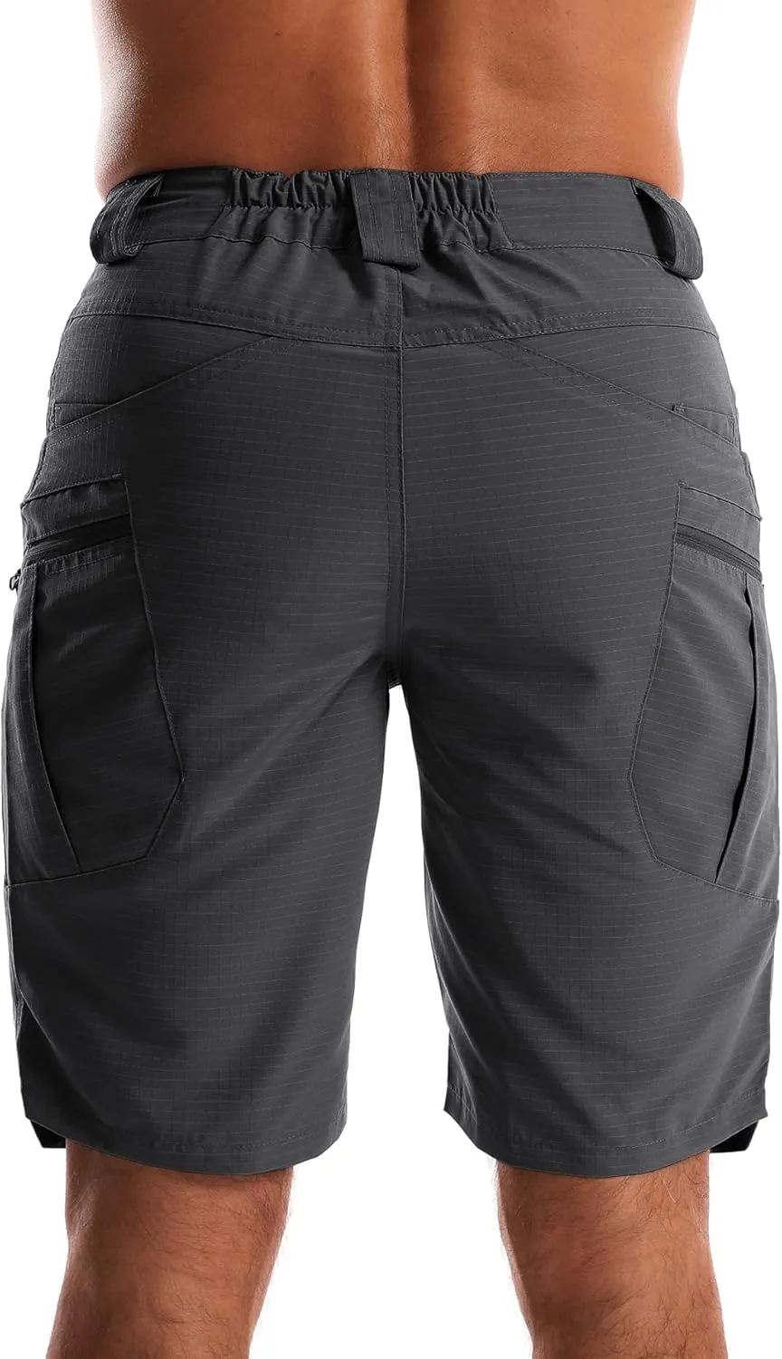 AUTIWITUA Men's Waterproof Tactical Shorts Outdoor Lightweight Quick Dry Breathable Hiking Fishing Cargo Shorts