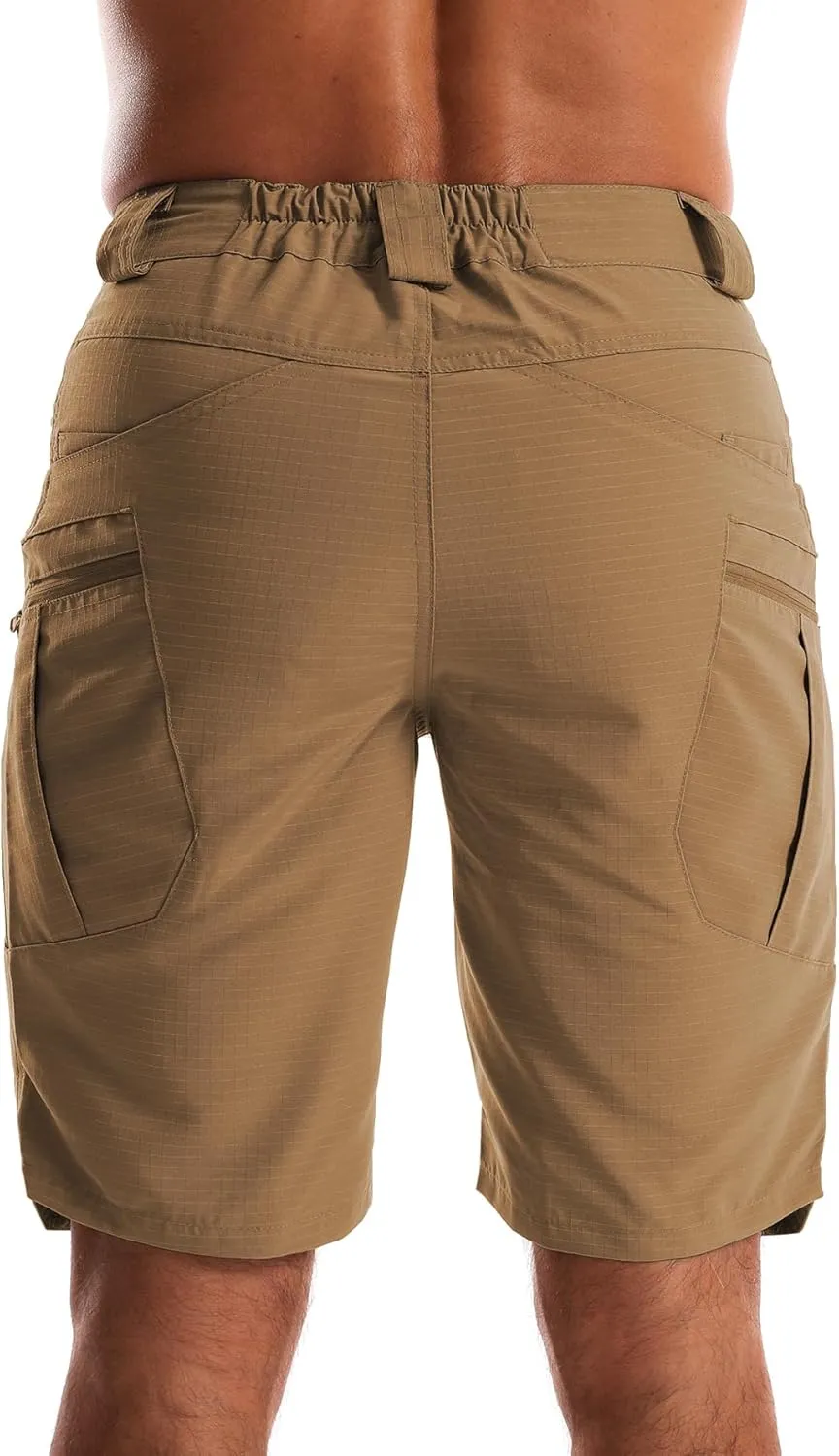 AUTIWITUA Men's Waterproof Tactical Shorts Outdoor Lightweight Quick Dry Breathable Hiking Fishing Cargo Shorts