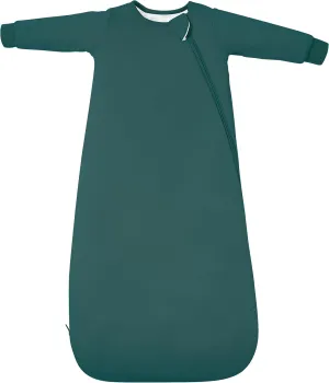 Baby Sleep Sack 15-24 Months Long Sleeve Wearable Blanket 1.0 TOG, Premium Soft Infant Sleeping Bags with 2-way Zippers (Emerald)