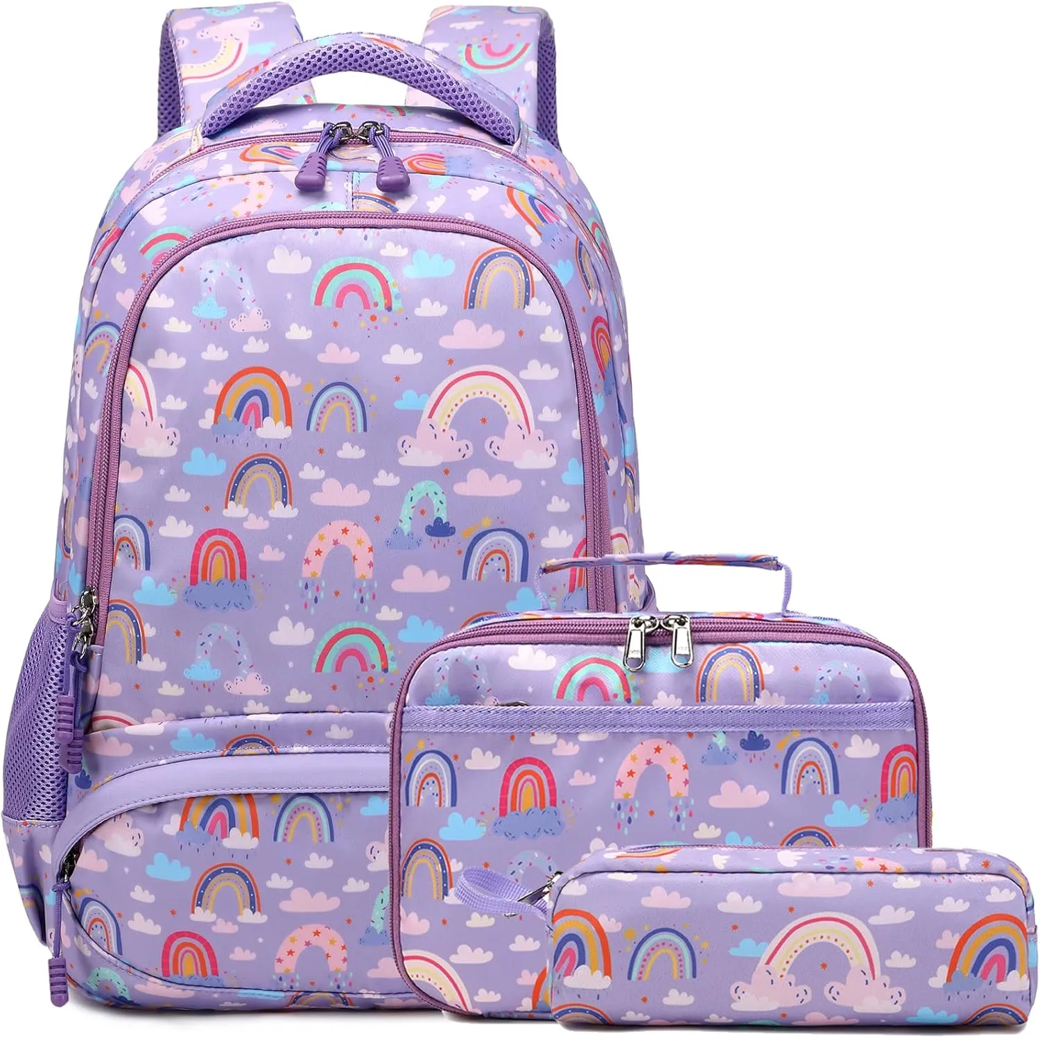 Backpack Unicorn for Girls School Preschool Backpack for Girls 3 IN 1 School Bookpack Set with Lunch Bag Pencil Bag