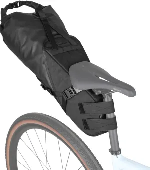 Bike Seat Bag Bicycle Saddle Bag Waterproof Bike Bag Expandable Capacity Cycling Under Seat Pouch 14L for Mountain Road Biking and Commuting Trips (Black)