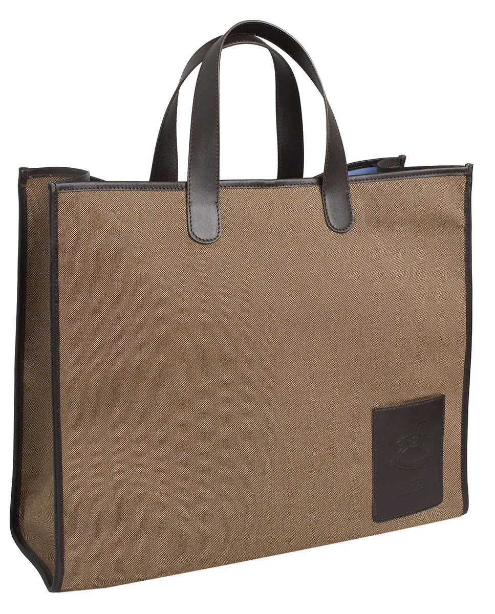 Bolso shopper canvas grande