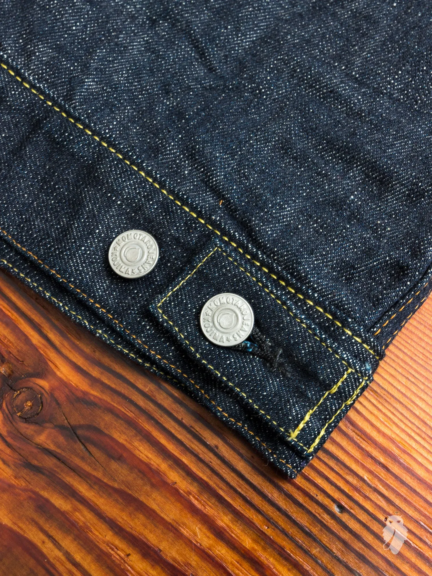 BOM012 "Momotaro x Blue Owl" 15.7oz Selvedge Denim Jacket