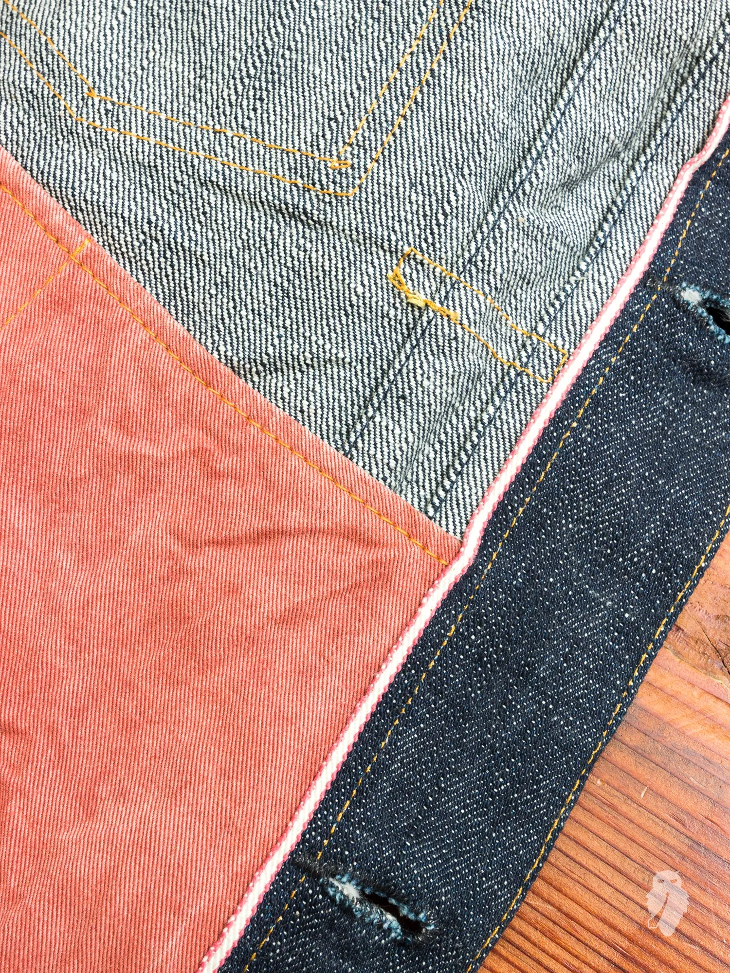 BOM012 "Momotaro x Blue Owl" 15.7oz Selvedge Denim Jacket