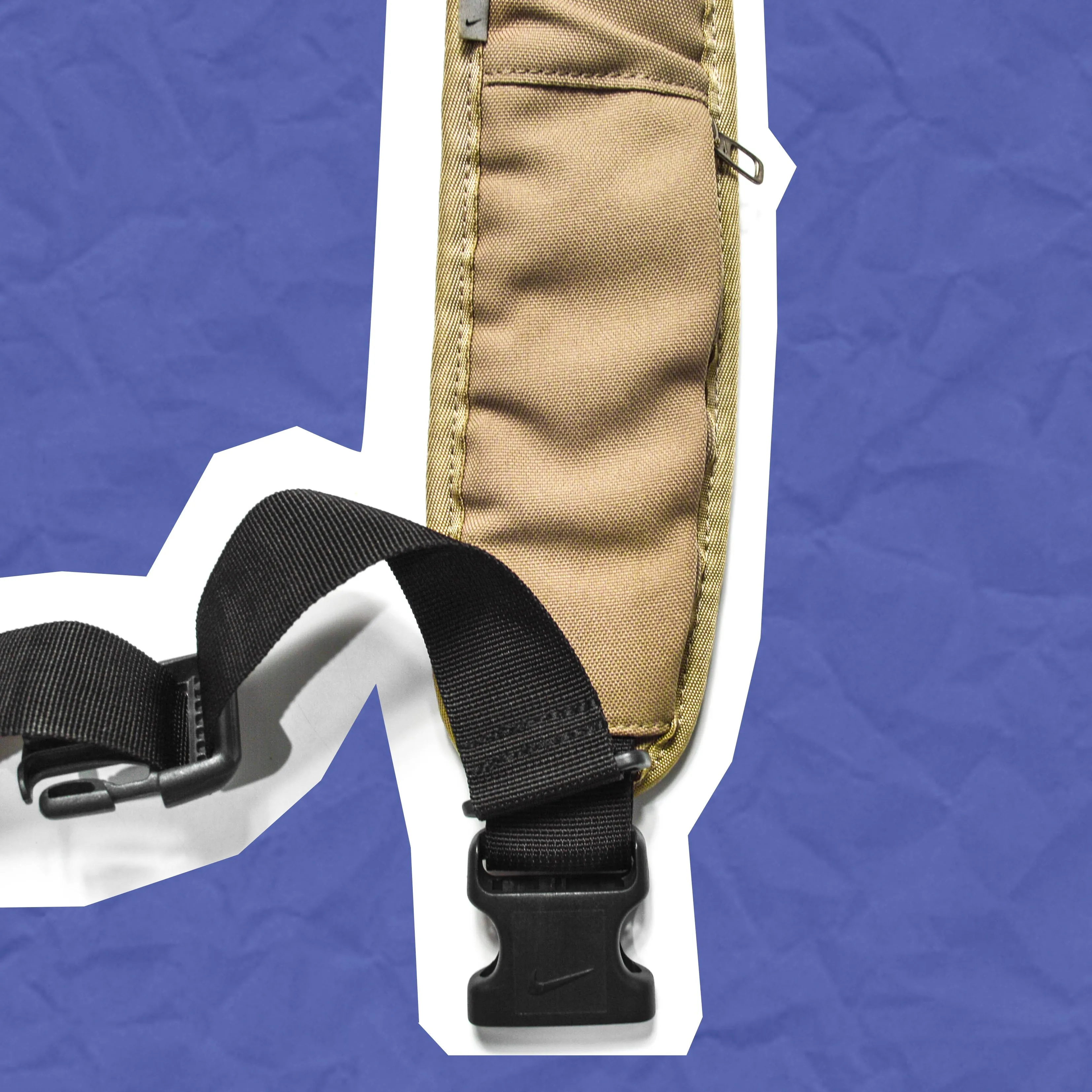 Brown Multi-Pocket Sling Bag (OS)