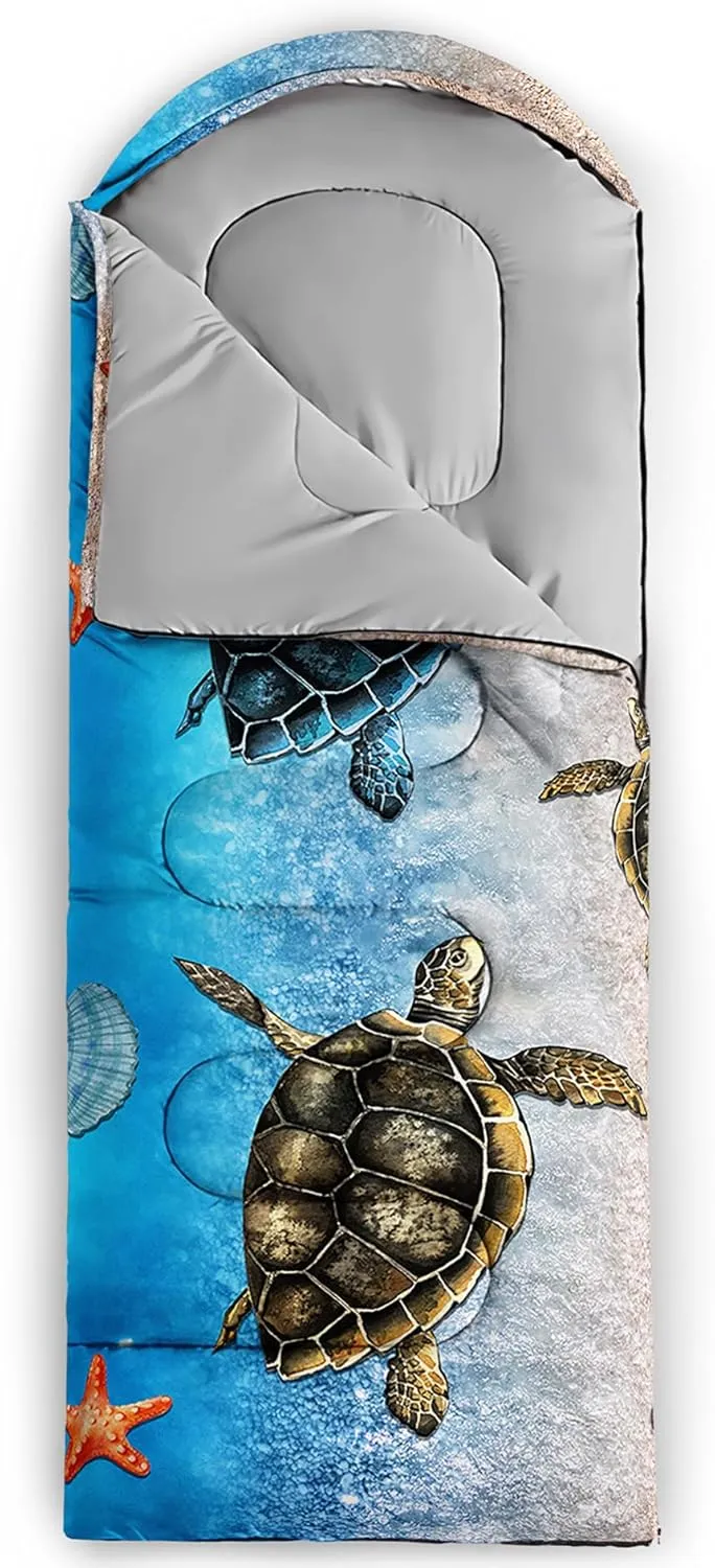 BSNTHO Camping Sleeping Bags,3 Season Warm & Cool Weather,Lightweight,Waterproof Sleeping Bags for Adults & Kids,Traveling,and Outdoors,Camping Gear Equipment