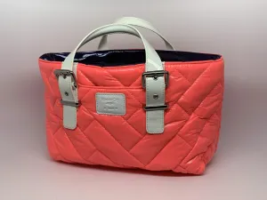 Bubbly - Neon Coral with White Handles