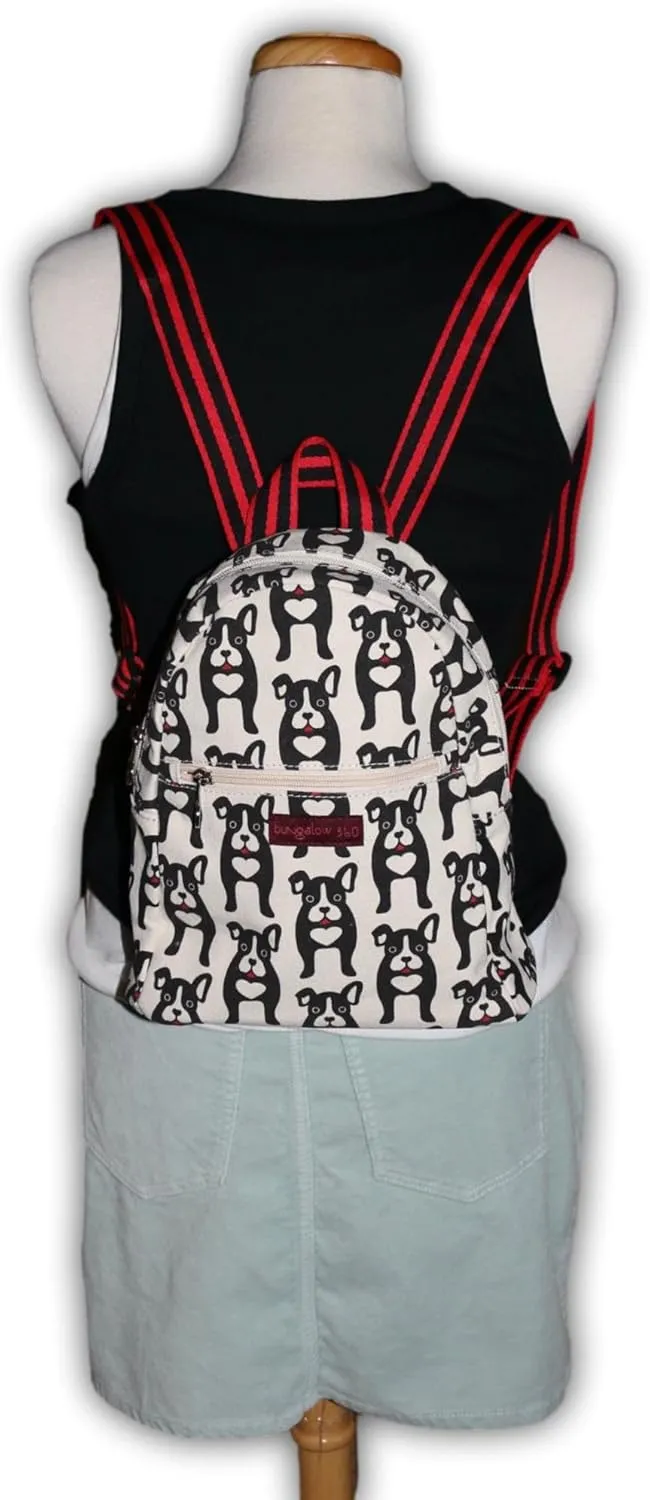 bungalow 360 Adult Mini Backpack (Black Dog, Small)