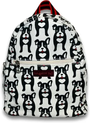 bungalow 360 Adult Mini Backpack (Black Dog, Small)