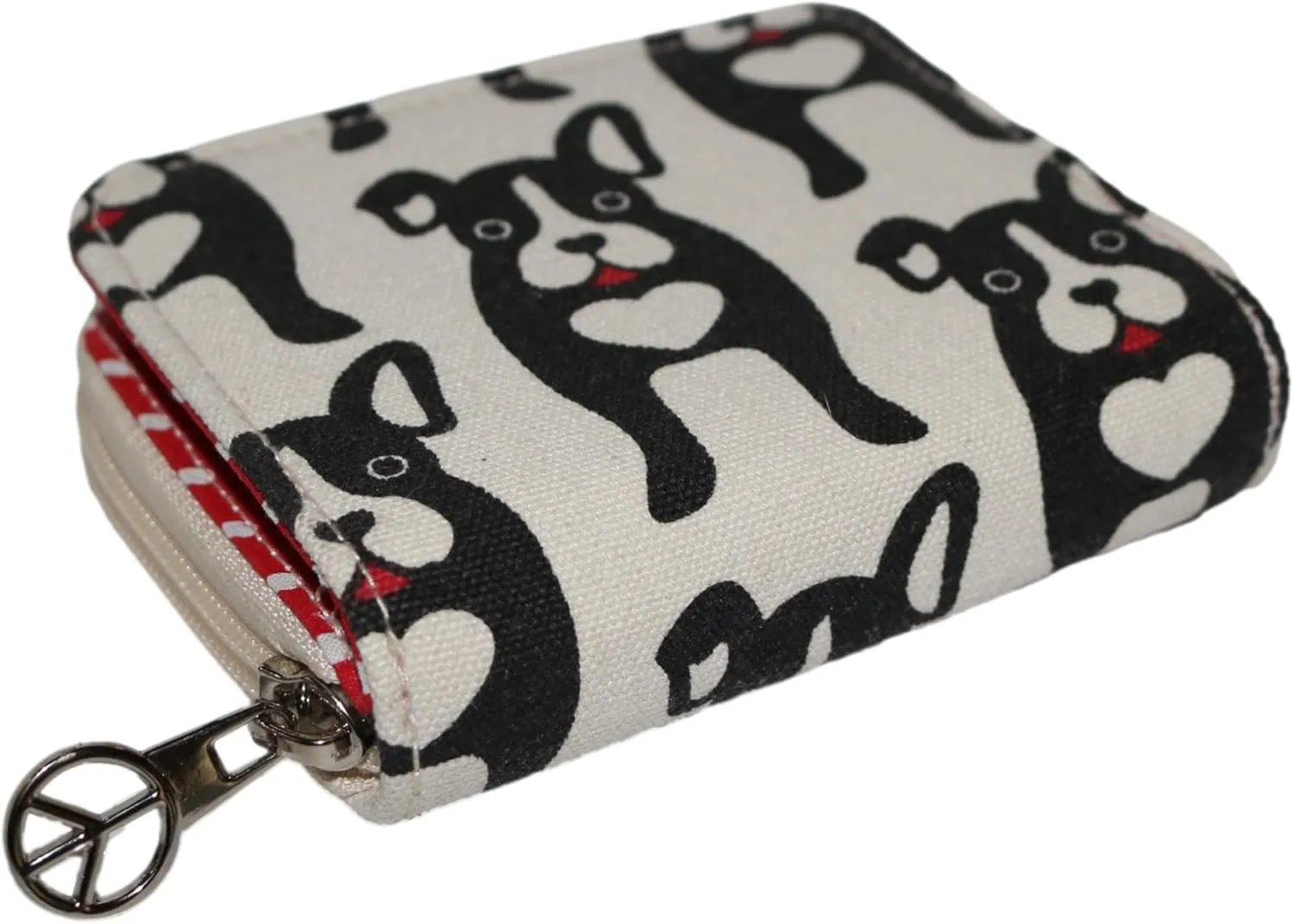 bungalow 360 Billfold Vegan Wallet (Black Dog)