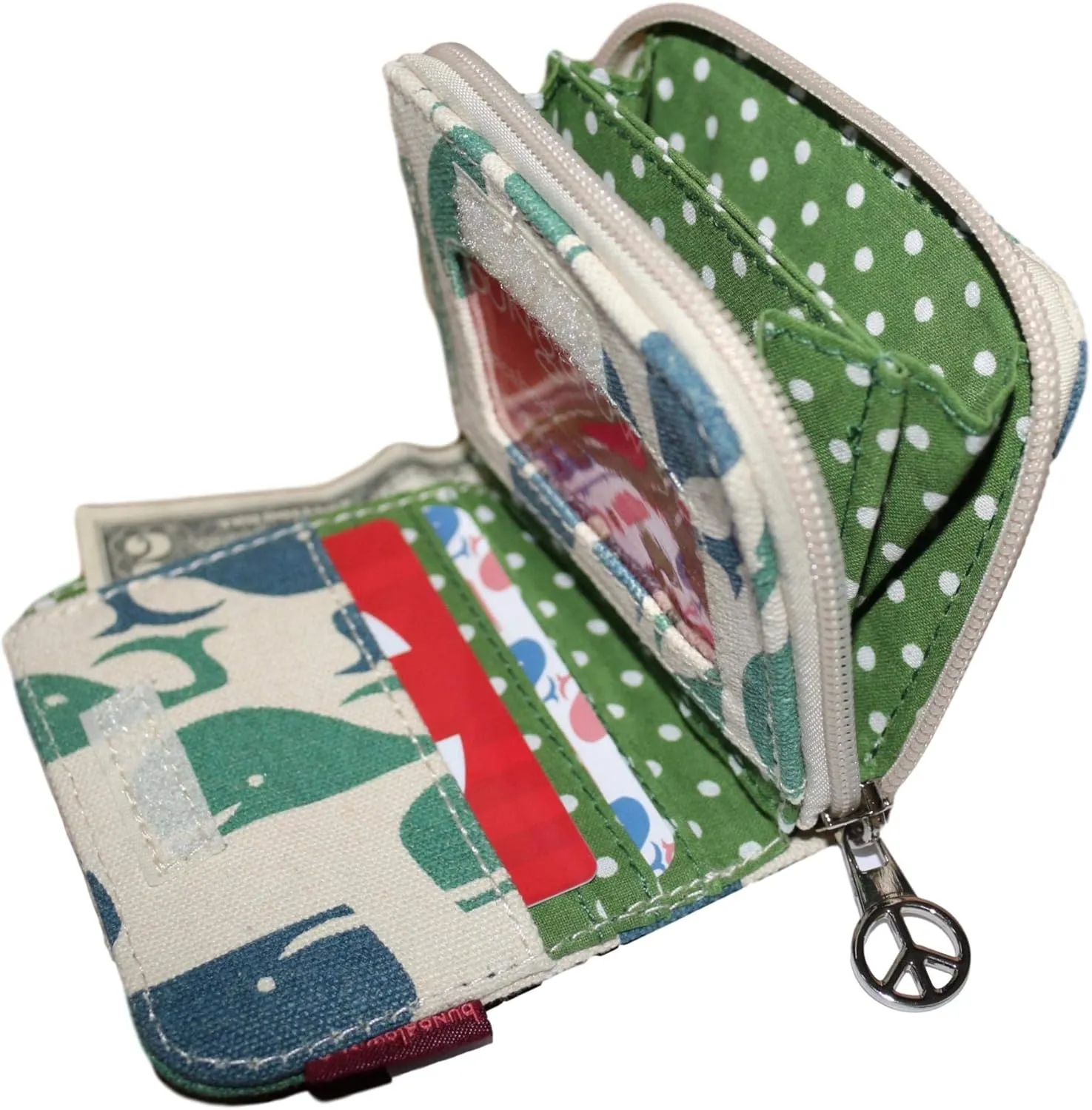 bungalow 360 Billfold Vegan Wallet (Classic Whale)