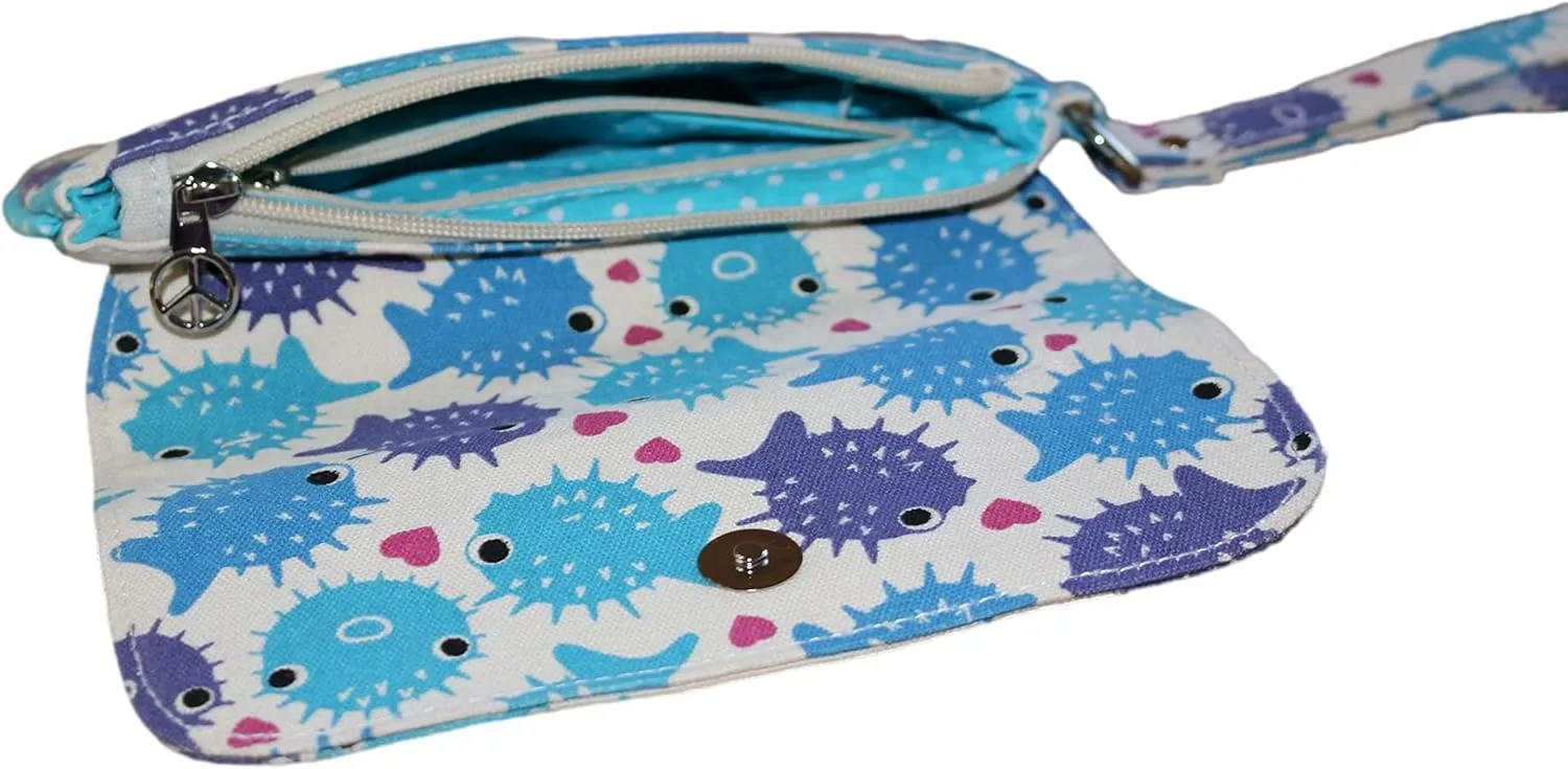 bungalow 360 Vegan Natural Canvas Wristlet