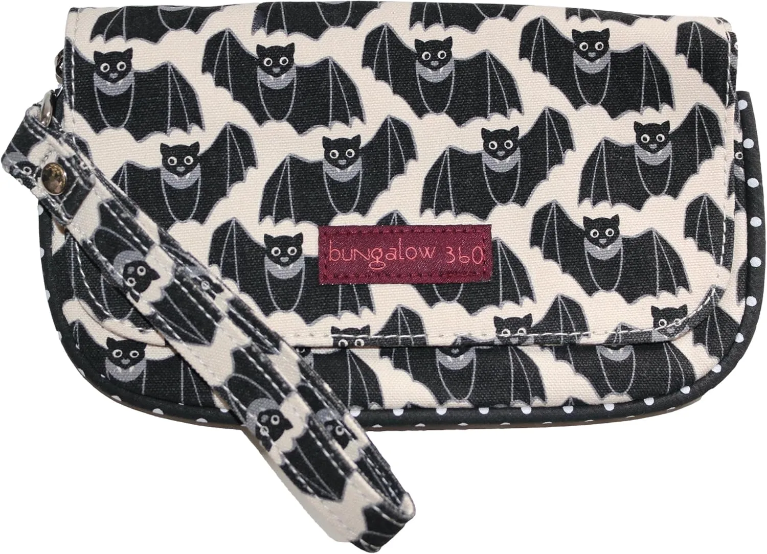 bungalow 360 Vegan Natural Canvas Wristlet