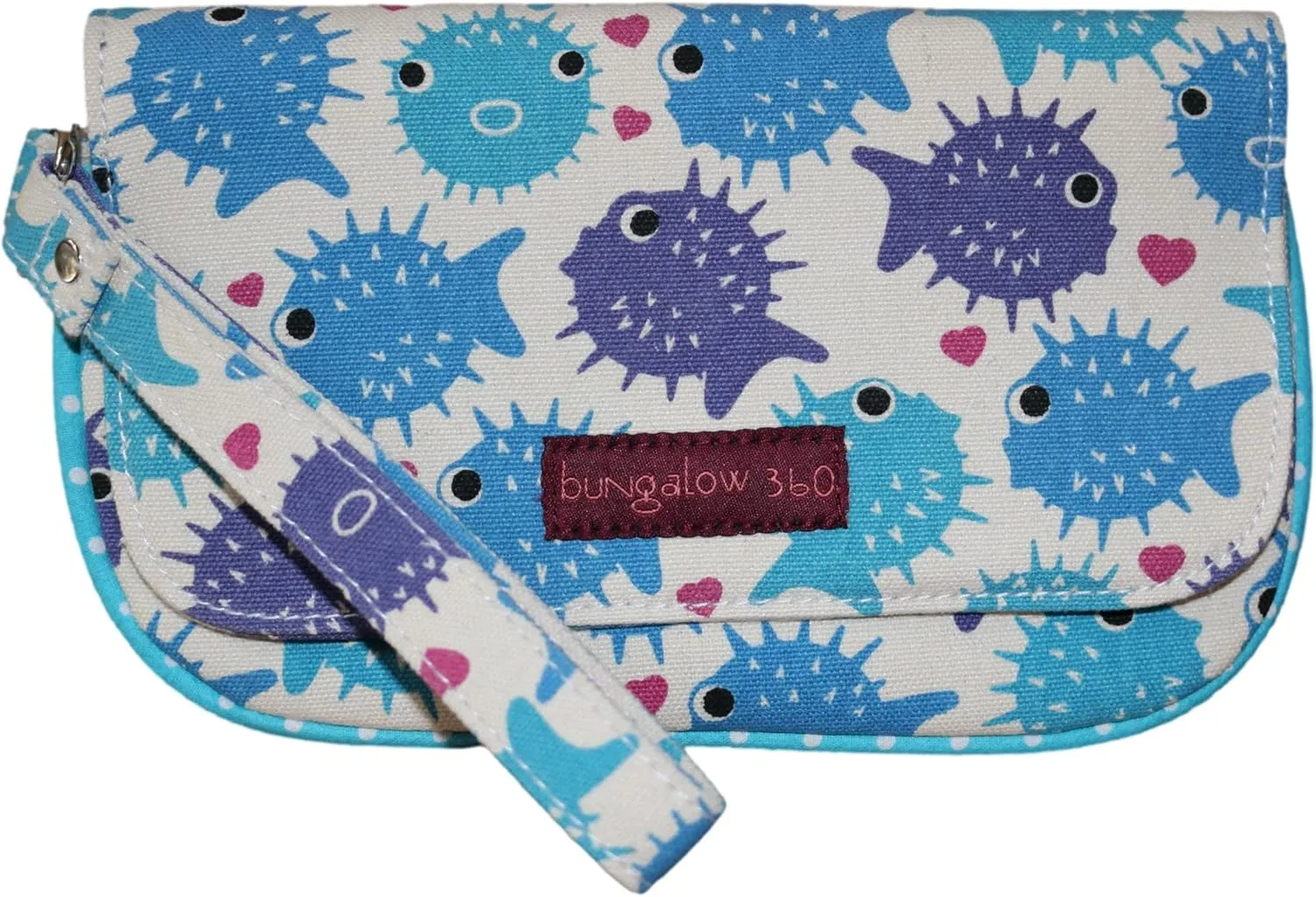 bungalow 360 Vegan Natural Canvas Wristlet