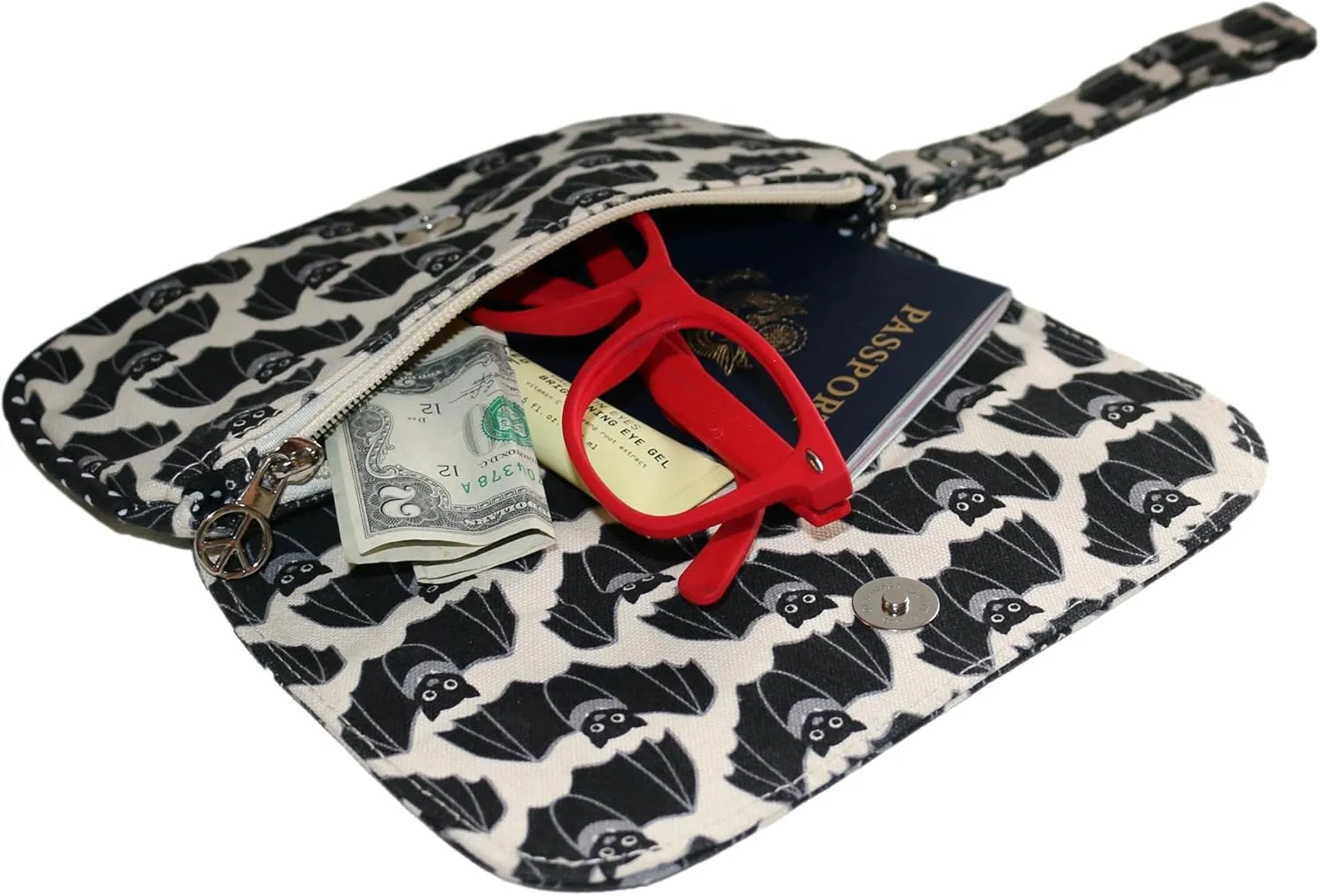 bungalow 360 Vegan Natural Canvas Wristlet