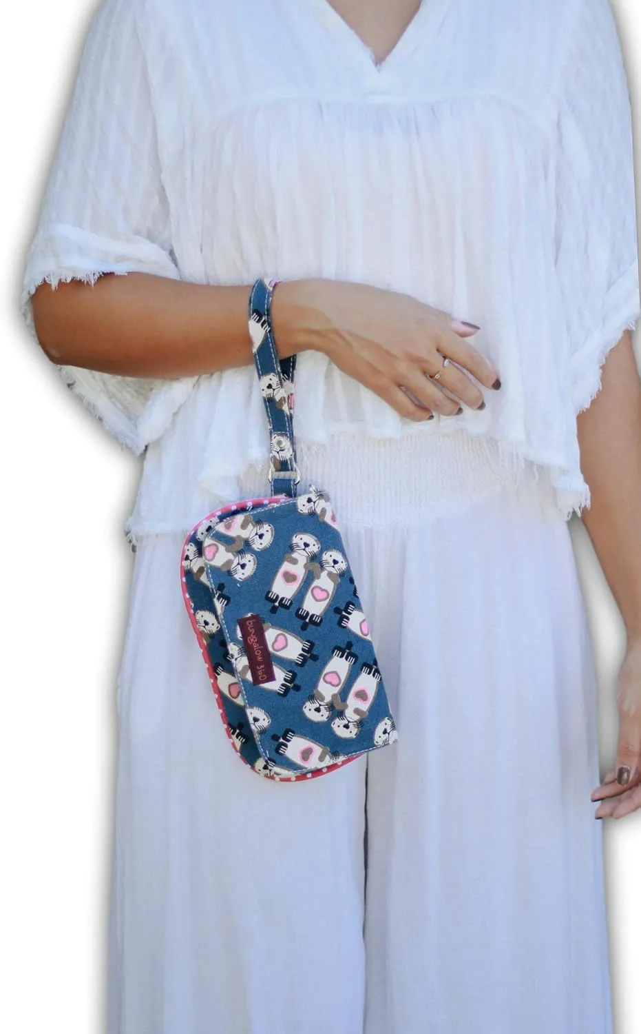 bungalow 360 Vegan Natural Canvas Wristlet
