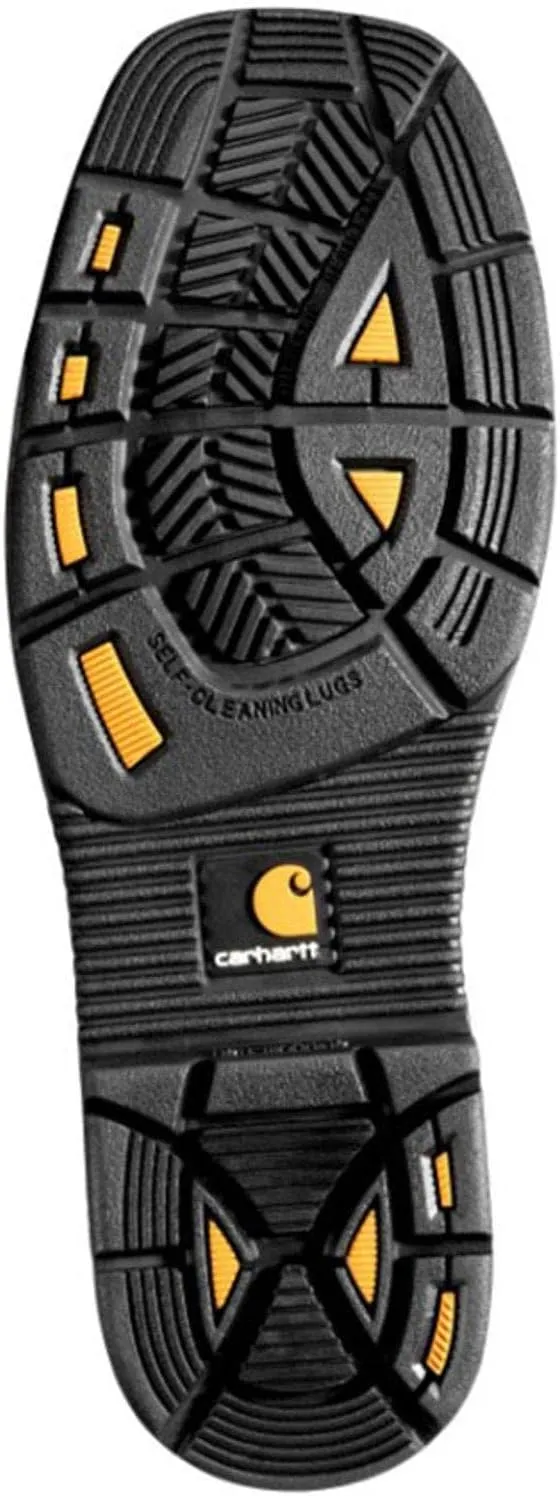 Carhartt Men's 11" Wellington Square Safety Toe Leather Work Boot CMP1258 Mid Calf