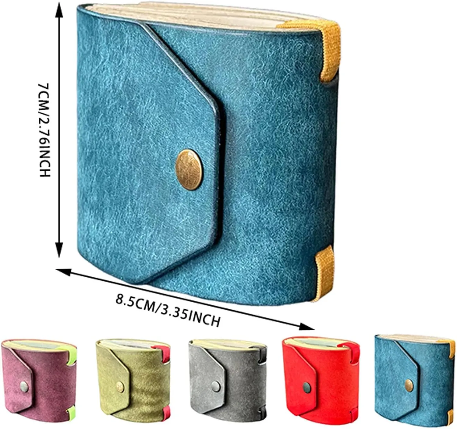 Cash Wrap Wallet with Clasp, Fast Cash Access Money Holder for Cash Leather Money Holder Handy Purse Bands Wallet Organizer (Purple)