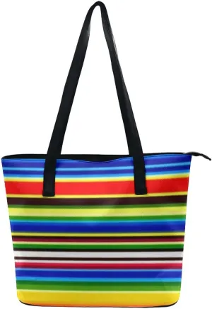 Casual Unsiex Tote Bag, Men and Women Lightweight Handbag with Compartment for Business, Travel