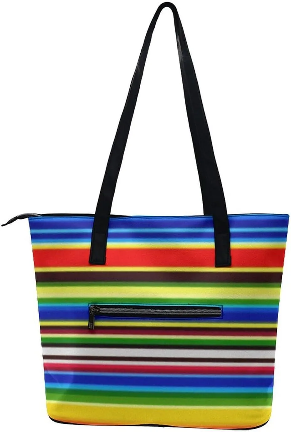 Casual Unsiex Tote Bag, Men and Women Lightweight Handbag with Compartment for Business, Travel