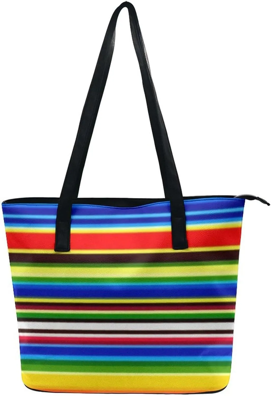 Casual Unsiex Tote Bag, Men and Women Lightweight Handbag with Compartment for Business, Travel