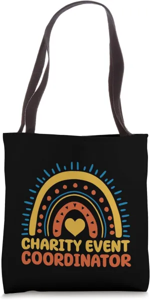 Charity Event Coordinator Boho Rainbow Wear Tote Bag