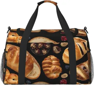 Cheese Sandwiches Durable Portable Crossbody Travel Bag, A Good Companion For Long-Distance Travel