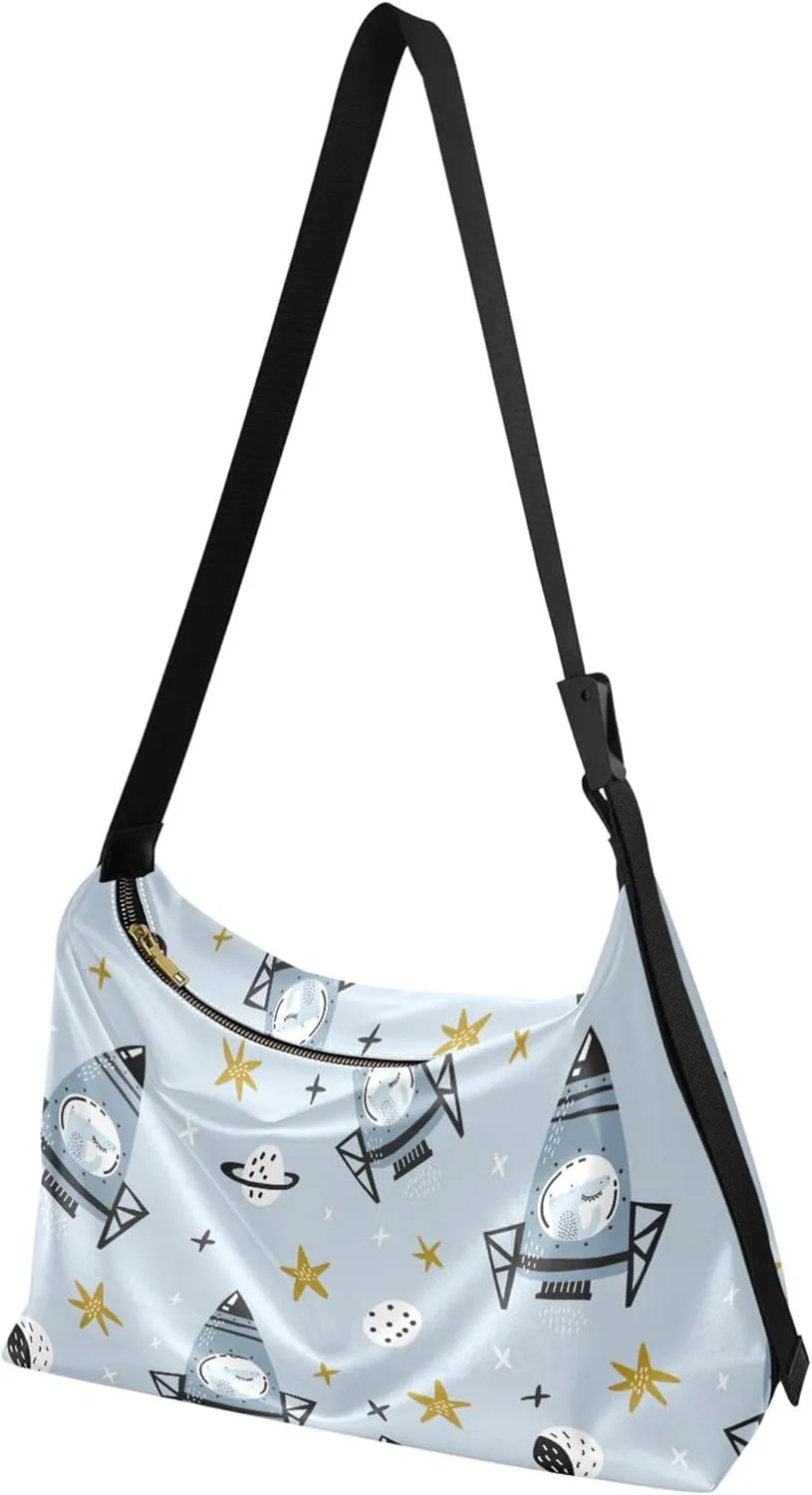 Childish Cute Sloth Creative Lady Leather Purses Hobo Large Crossbody Bags Animal Print Womens Everyday Purse