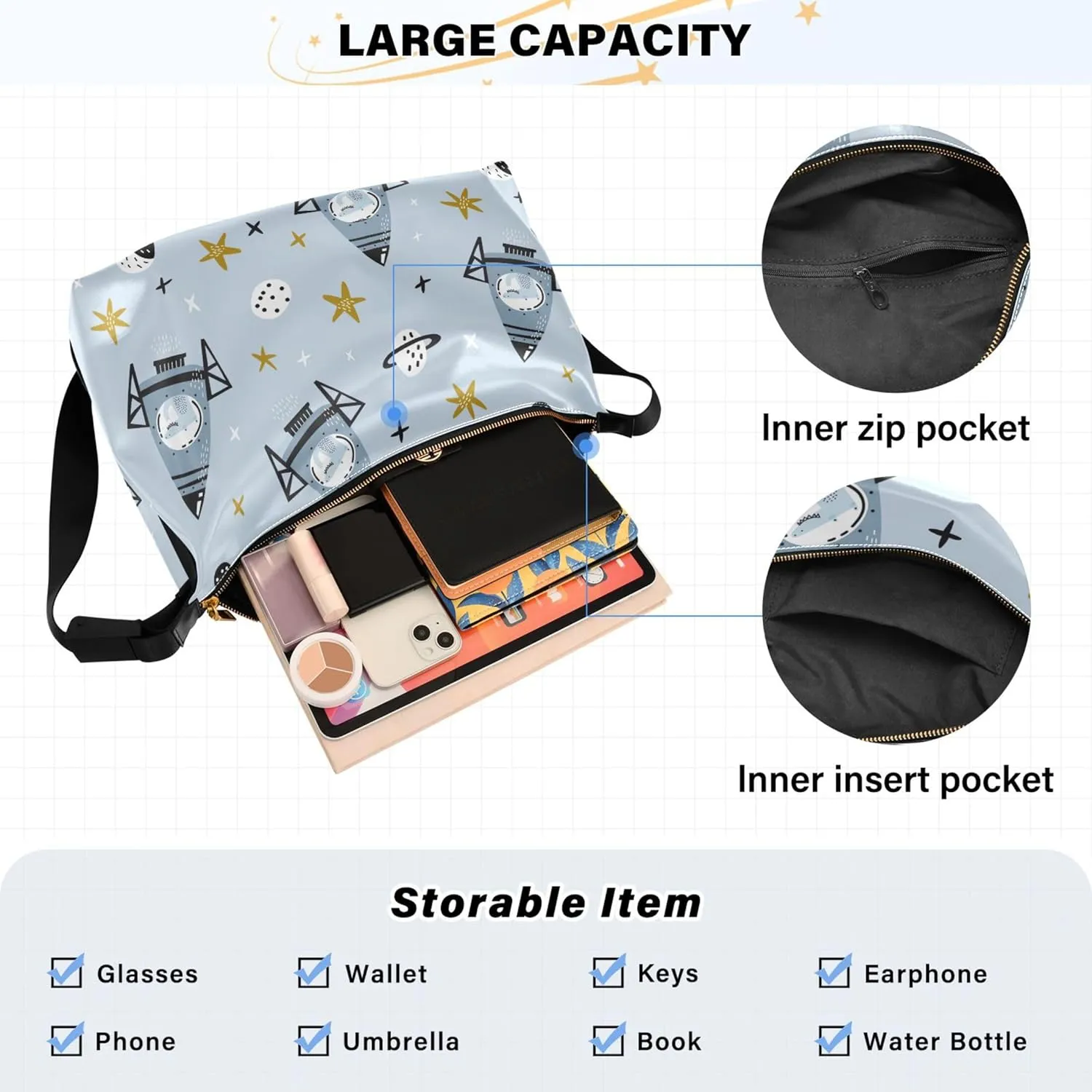 Childish Cute Sloth Creative Lady Leather Purses Hobo Large Crossbody Bags Animal Print Womens Everyday Purse