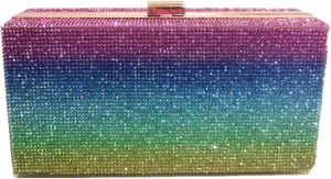 Classic Dollar Style Evening Bags With Diamond Shoulder Bag Wallet Clutch