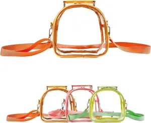 Clear Purse Glow Crossbody Bag for Women Shoulder Bag with Adjustable Strap Stadium Approved Concerts Sports