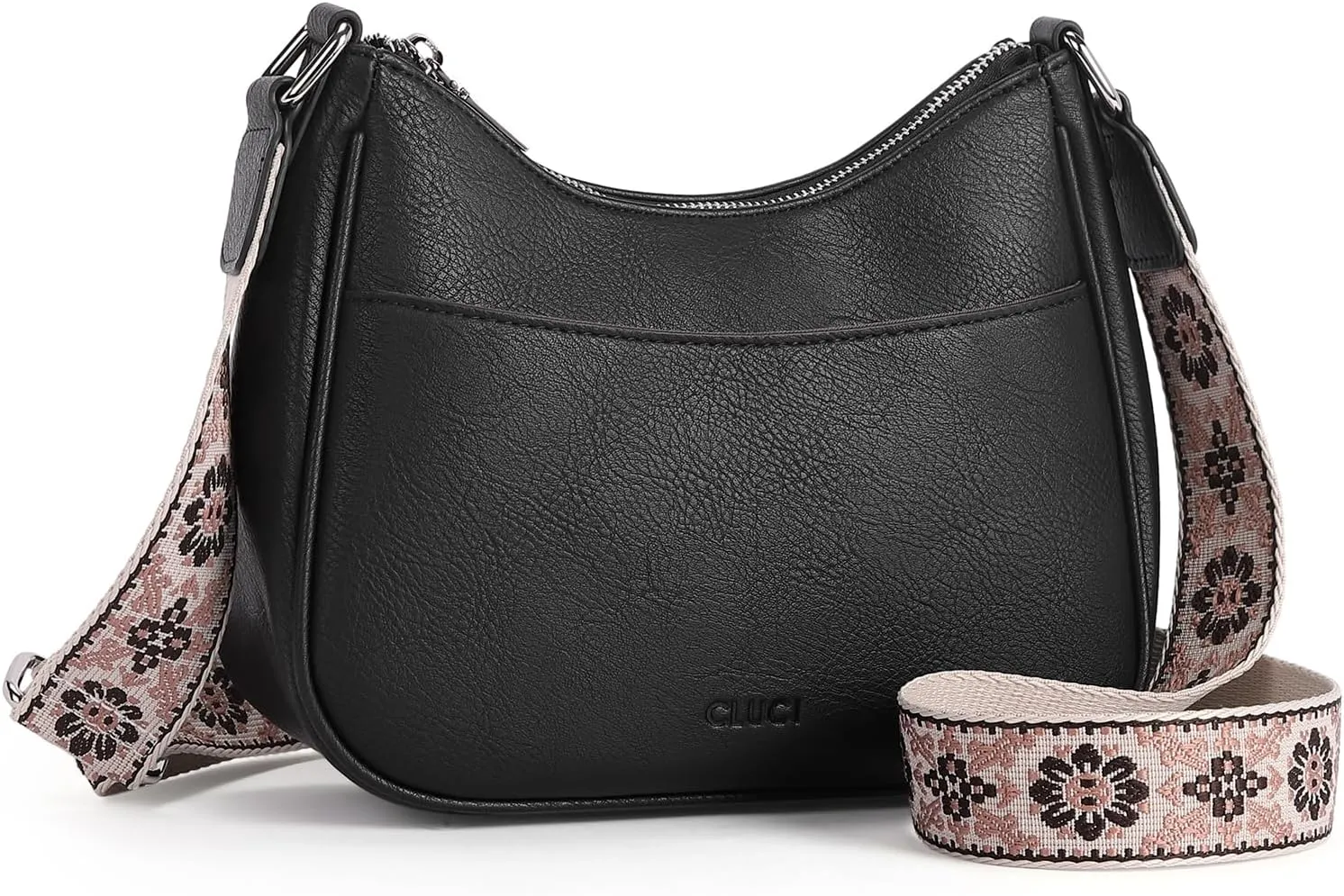 CLUCI Crossbody Bags for Women, Vegan Leather Shoulder Handbags, Purses for Women with Adjustable Wide Strap