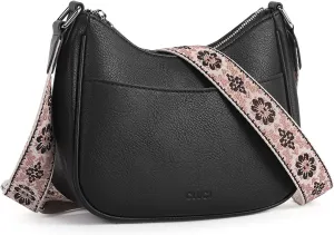CLUCI Crossbody Bags for Women, Vegan Leather Shoulder Handbags, Purses for Women with Adjustable Wide Strap