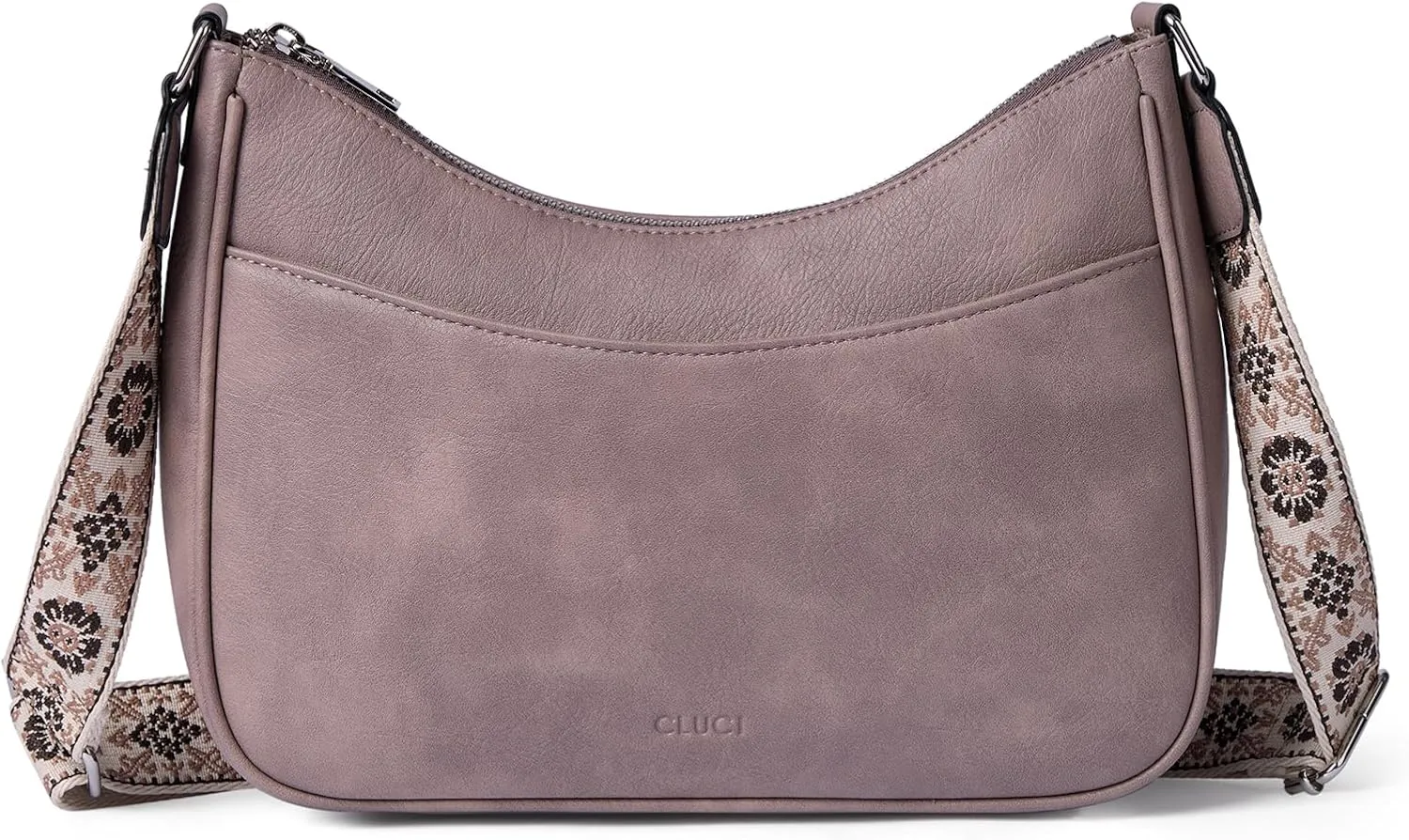 CLUCI Crossbody Bags for Women, Vegan Leather Shoulder Handbags, Purses for Women with Adjustable Wide Strap